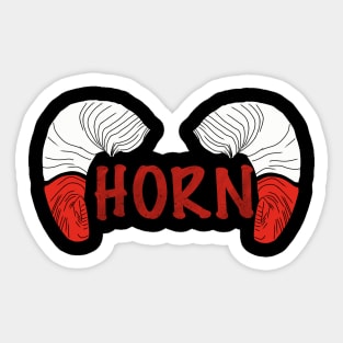 Horn Sticker